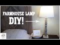 DIY FARM HOUSE LAMP OUT OF TABLE LEGS! | DIY LAMP
