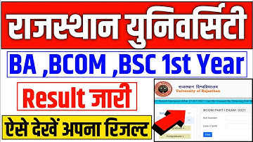 Rajasthan University Bed Result 2022 Kaise Dekhe | Rajasthan University B.ed Result 2022