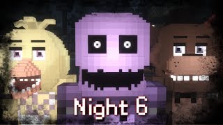 MINE Nights at Freddy's FUN PARK | Night 6 | FNAF Minecraft Roleplay