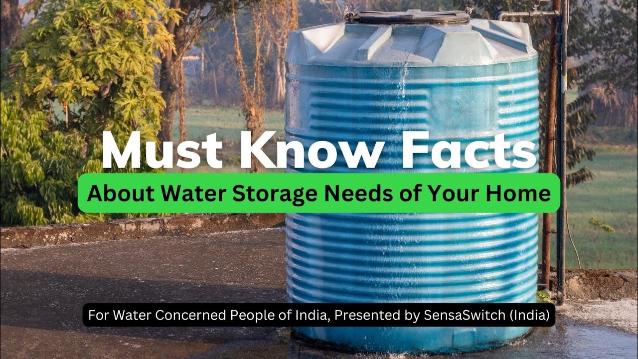 Water Storage Needs of An India Home  