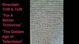Ween Off The Cuff - Riverdale 7X18 & 7X19