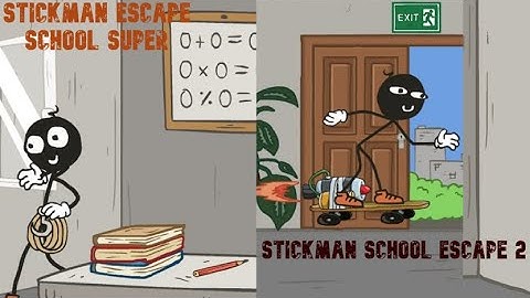 Stickman escape school super & Stickman school escape -2 Full Gameplay Android/ios.