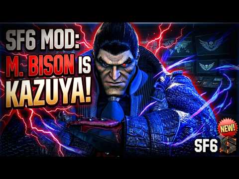 Street Fighter 6 : 💪 M. Bison as Kazuya Mod ⚡