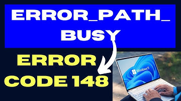 The path specified cannot be used at this time ERROR PATH BUSY on Windows 11 / 10