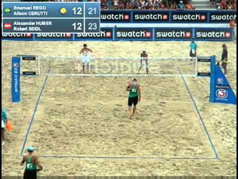 Emanuel-Alison BRA Huber-Seidl AUT 2-1 (21-23, 21-...