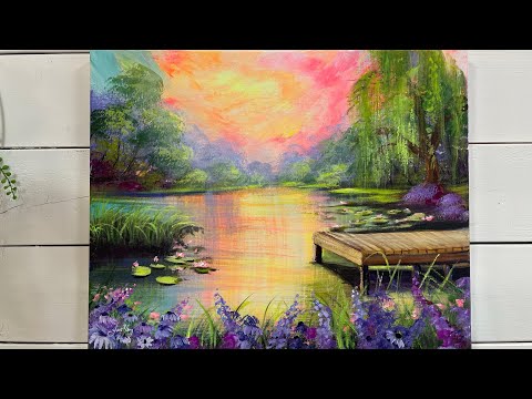 How To Draw And Paint DOCK OF DAYDREAMS