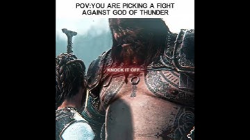 Thor Is so Underrated💀┃[4K] #shorts