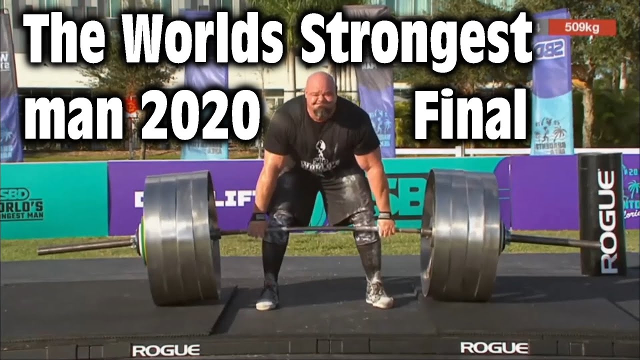 THE WORLDS STRONGEST MAN 2020 FINAL | DEADLIFT FOR MAX | NEW WORLD RECORD