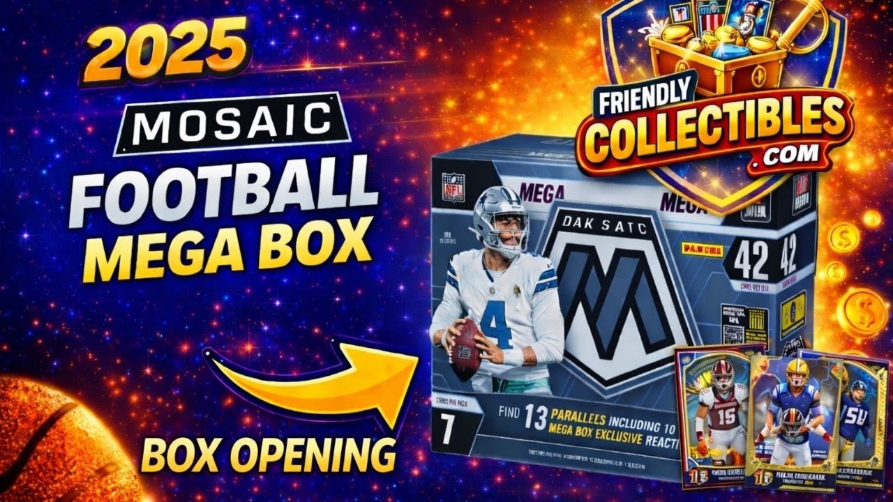 Карточка Panini Mosaic Football Reactive Yellow Mega Box 2025, ID 25MOSAICF702
