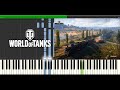 World of Tanks - Prokhorovka Piano Tutorial