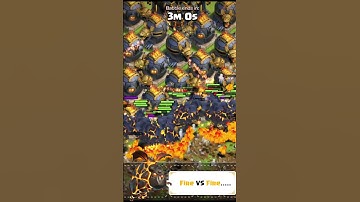 Can 200 Lava Hound take on 200 Fire Spitter #coc  #clashofclansvideos #clashofclan