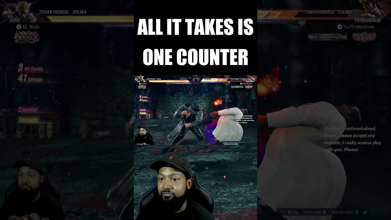 One Counter Hit Changed Everything! #lilmajin #tekken8 #gaming
