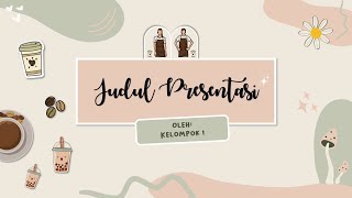 Aesthetic PPT #1 II Pink Series II Template PPT Aesthetic Coffee Theme II Cara Membuat PPT screenshot 2