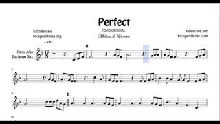 Perfect Sheet Music for Alto Saxophone and  Baritone Sax E Flat Original Tone