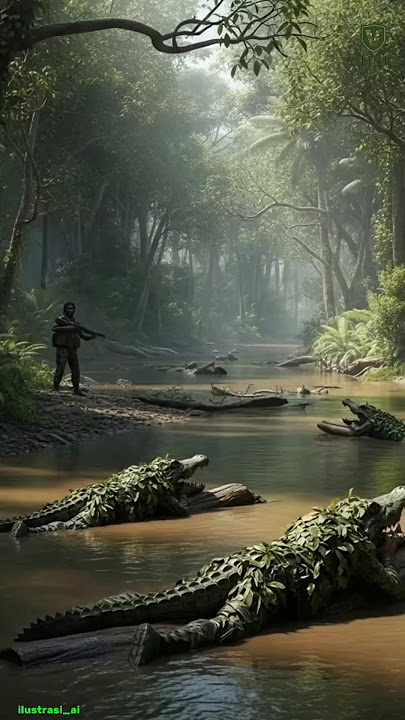 TNI in crocodile camouflage‼️😱🪖#shorts