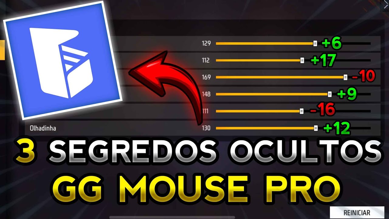 COMO DEIXAR A MIRA CRAVADA NO GG MOUSE PRO - CONFIGURAÇÕES MOBILADOR