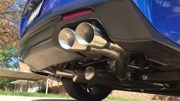 Camaro SS 1LE MBRP Race Cat Back and Borla Secondary Cat Delete