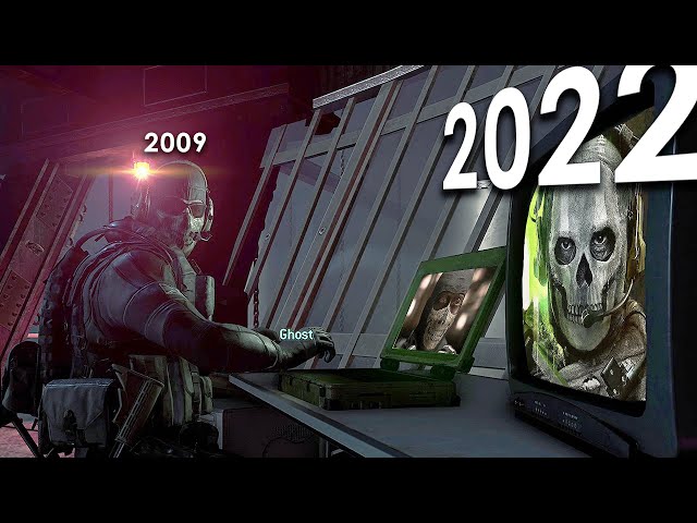 Ghost reacts to Missile Launch comparison MW2 (2009 vs 2022) 