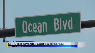 Stricter juvenile curfew in effect in Myrtle Beach over July 4th weekend