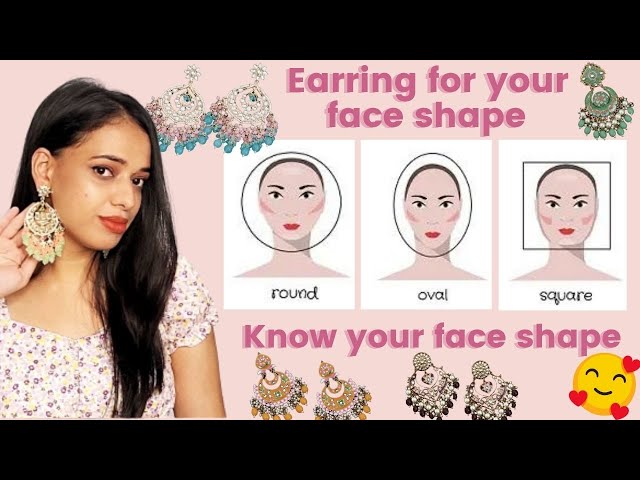 Earrings Guide According to Your Face #Infographic - Visualistan