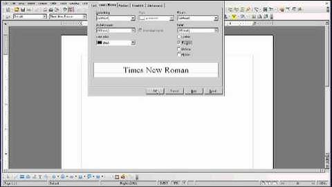 OpenOffice Tutorial: Using Text Shadows