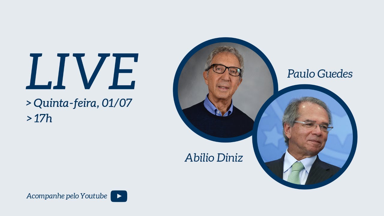 Live | Abilio Diniz e Paulo Guedes - YouTube