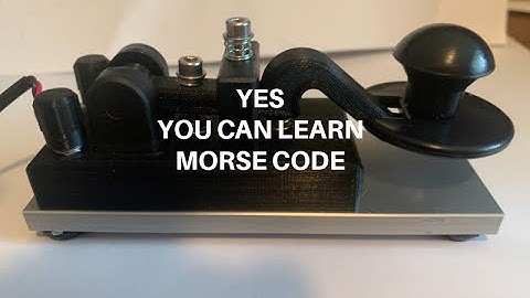 LEARNING CW- YES  YOU CAN LEARN MORSE CODE