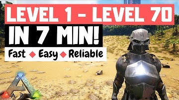 (UPDATED) Island Note Run LEVEL 1 TO LEVEL 70 IN 7 MINUTES! | ARK: Survival Evolved