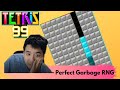 Tetris 99: Absurdly lucky garbage RNG