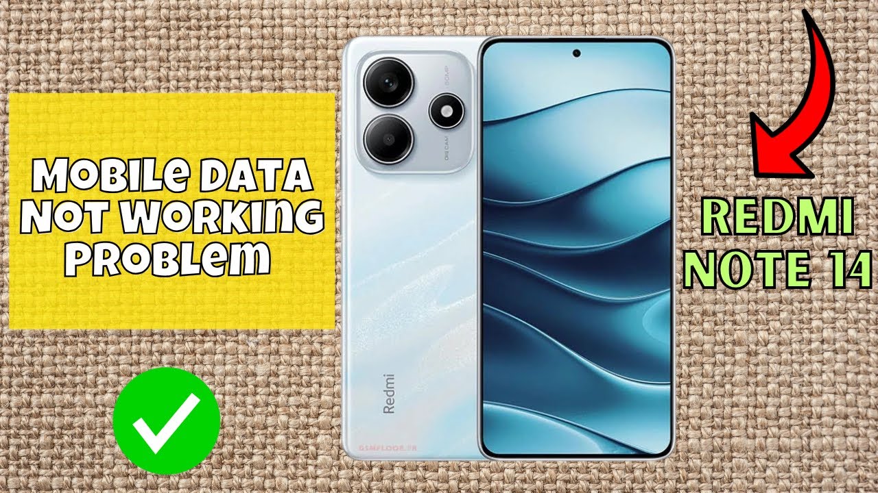 Not Working Note How to Fix Redmi Note 14 Mobile Data Not Working Problem (Quick Method ...