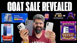 GOAT sale date confirmed | iPhone 17 Price expectation? Samsung S25 ? Google Pixel 10?