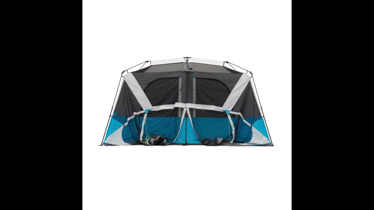 Core Equipment 10 Person Lighted Instant Tent with Screen Room 