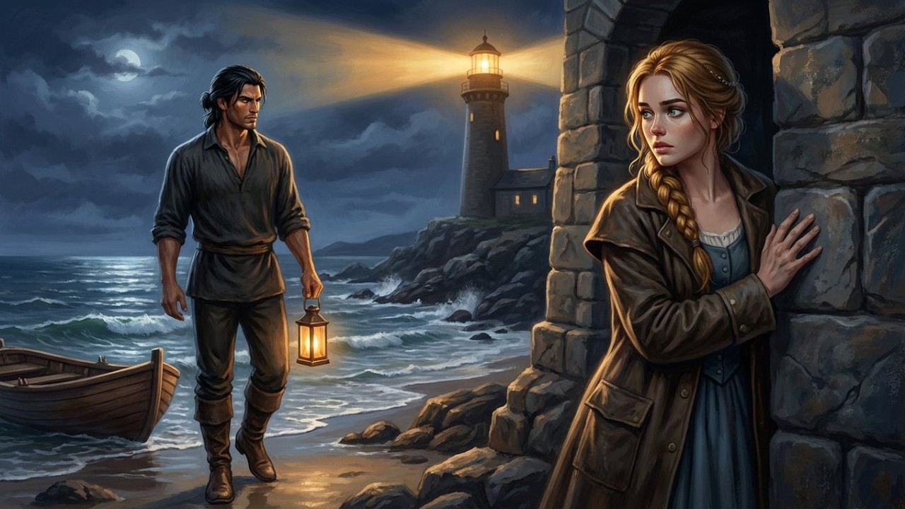 She Was the Lighthouse Keeper on His Kingdom's Forbidden Shore—The Alpha King Rowed to Her Alone
