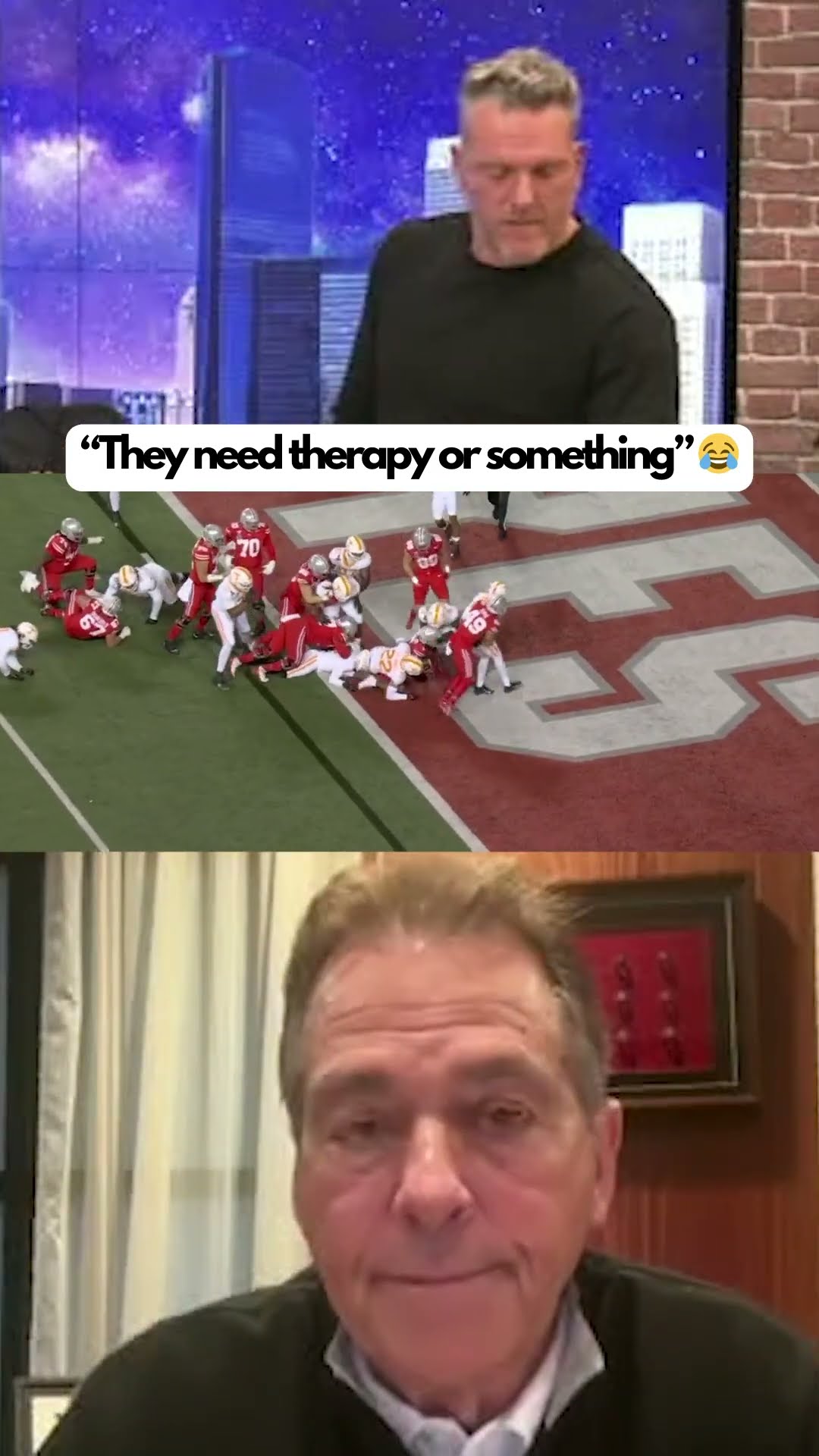 Nick Saban ROASTS Ohio State fans ?