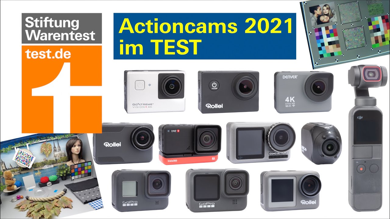 New Actioncams Test 2021: GoPro Hero9, dji Osmo Action \u0026 Co im Vergleichstest - die beste Action Cam?