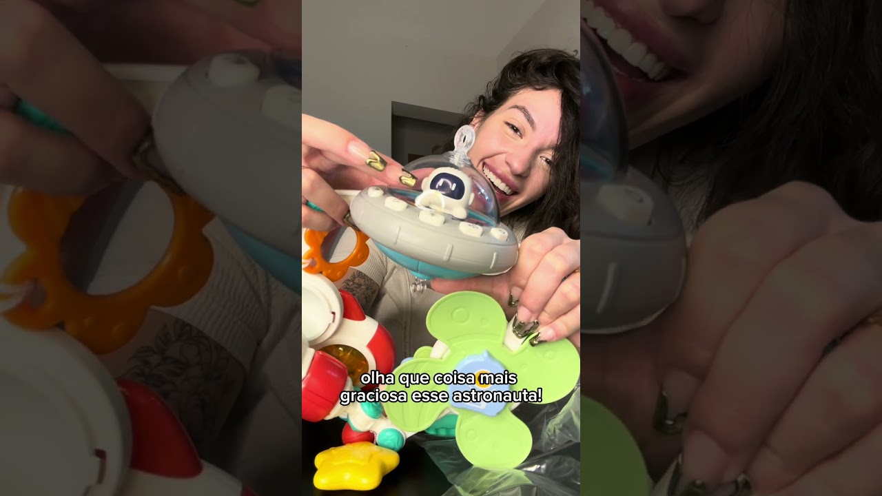 Móbile Bebê Arco Para Carrinho e Berço Space   Maxi Baby