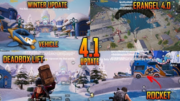 Winter Update 4.1.0 | Pubg Mobile New Theme Mode is Here | V4.1.0 | New Event Vehicle | Rocket 🚀