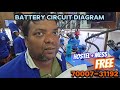 🔋 Battery Connector Circuit Diagram Explained 🔥