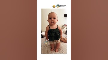 Baby has the cutest dance to 