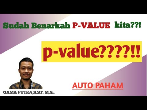 Video: Apa artinya nilai p kecil?