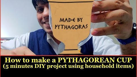 How to make a Pythagorean cup
