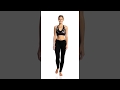 Betsey Johnson Performance Deep V-Neck Mesh Yoga Sports Bra | SwimOutlet.com
