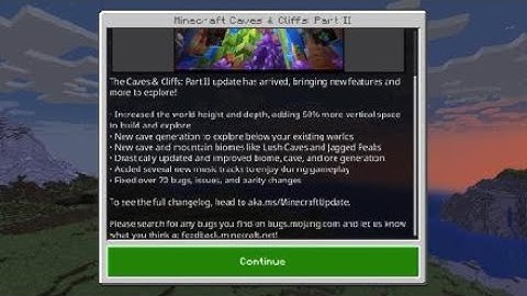 MINECRAFT UPDATE 2.34 OR 1.18 CAVES AND CLIFFS PART 2!