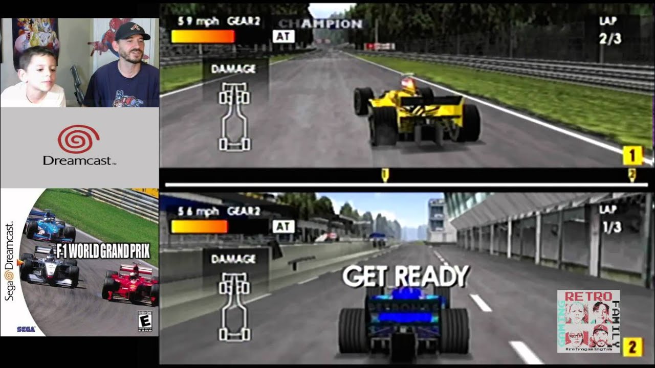 Jeu SEGA Dreamcast – Formula 1 World Grand Prix – Promo White Label – CD Impeccable