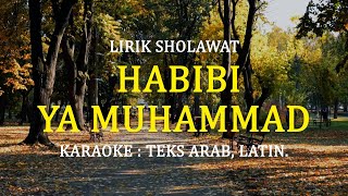 Lirik Sholawat Ya Habibi Ya Muhammad | karaoke teks arab dan latin