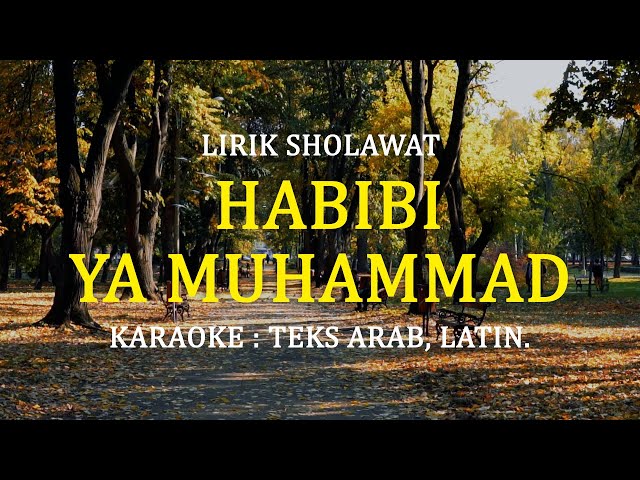 Lirik Sholawat Ya Habibi Ya Muhammad | karaoke teks arab dan latin class=