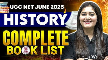 UGC NET History 2025 | Important Books and Authors of History | UGC NET June Subhangini Priya | PW