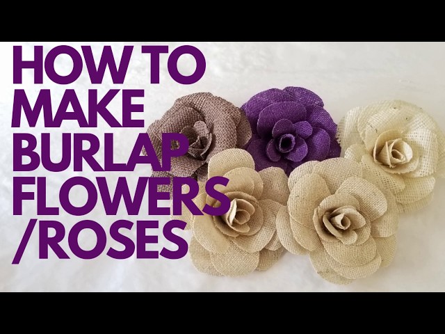 Leen the Graphics Queen: Burlap Rose Tutorial