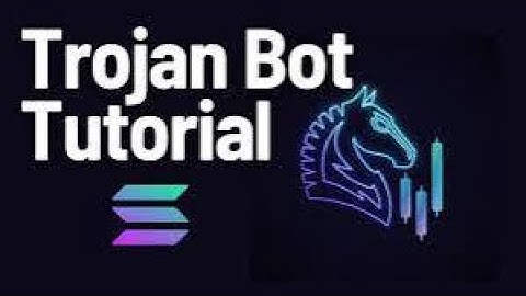 How To Use Solana Trojan Bot | Complete Tutorial Step By Step