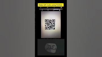 make qr code use python #hacker #hackingphone #python